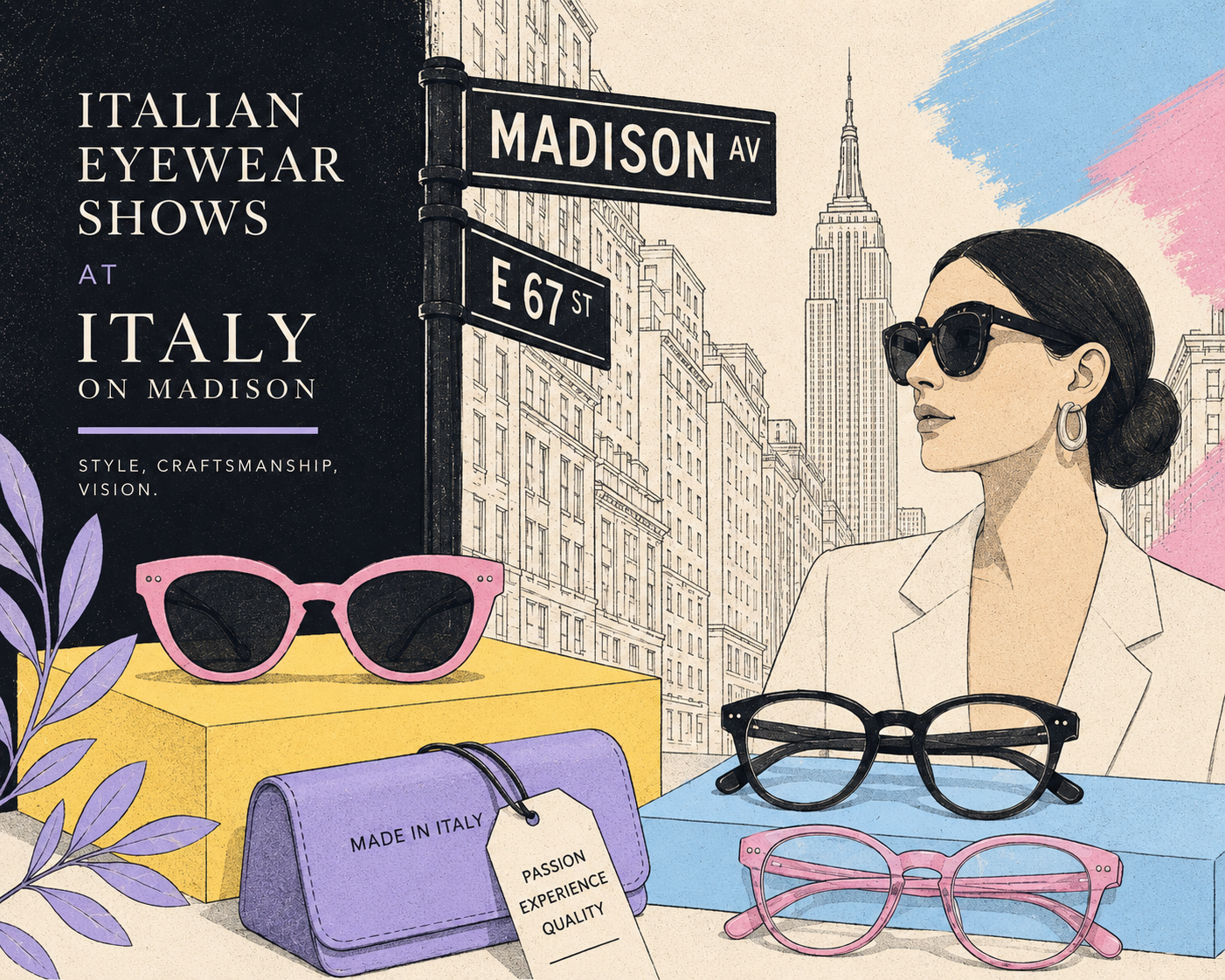 Olasz eyewear márkák az Italy on Madison New York-i eseményen