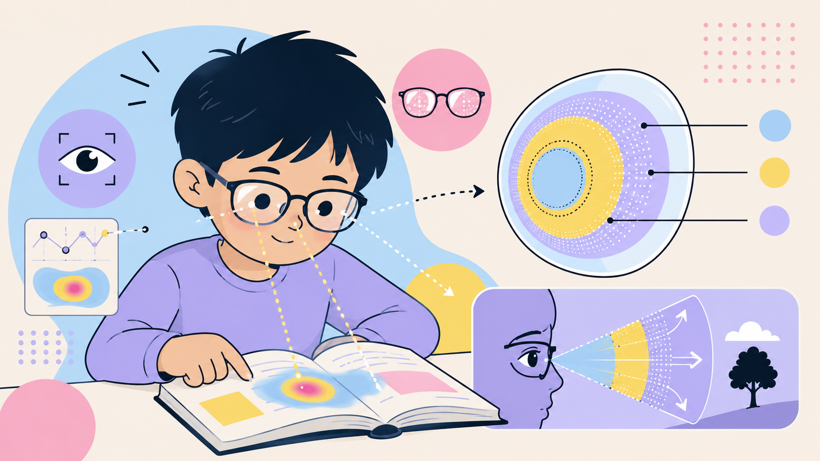 Szemkövetéses vizsgálat myopia kontroll lencsék gyermekeknél történő használatáról