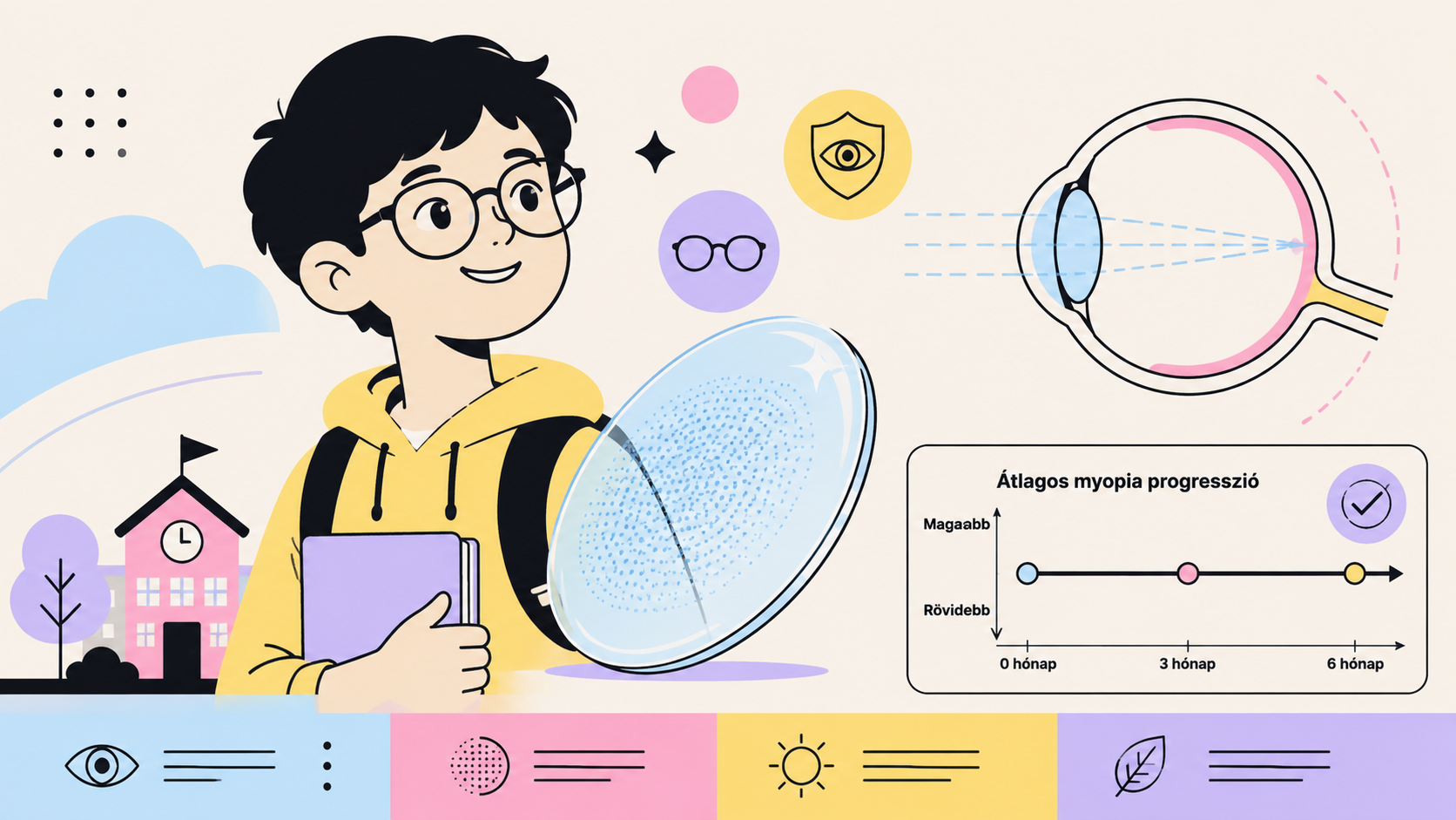 Hoya MiYOSMART iQ: új klinikai adatok szerint hat hónap után átlagosan nem romlott a gyermekek rövidlátása